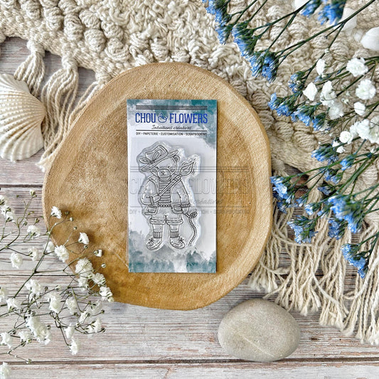 TIMBRO CLEAR - L'AVENTURIERE - GLO123 - CHOU & FLOWERS