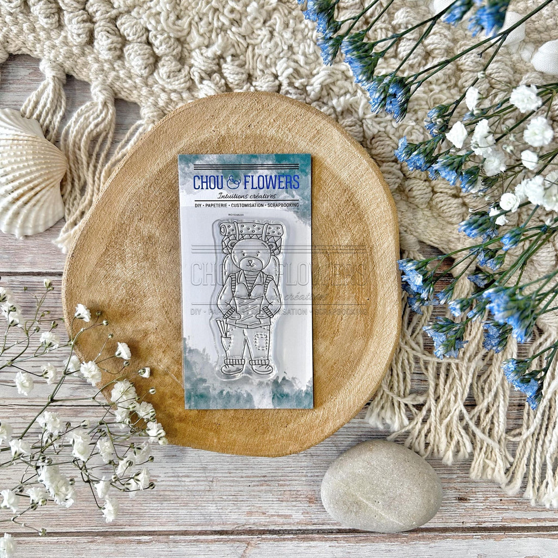 CLEAR STAMP - LE CAMPEUR - GLO124 - CHOU &amp; FLOWERS