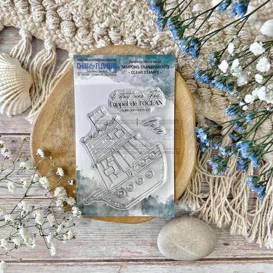 SET TIMBRI CLEAR - LE BATEAU - GLO125 - CHOU & FLOWERS