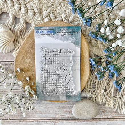 CLEAR STAMP - FOND TACHE - GLO126 - CHOU &amp; FLOWERS