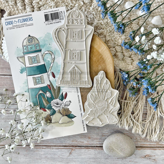 SET TIMBRI CLING - LE PHARE THEIERE - GLO134 - CHOU & FLOWERS