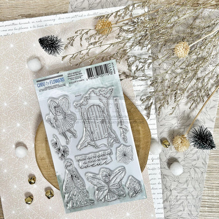 CLEAR STAMP SET - MURMURE DES FEES - REV113 - CHOU &amp; FLOWERS