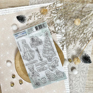 CLEAR STAMP SET - PYJAMA PARTY - REV118 - CHOU & FLOWERS