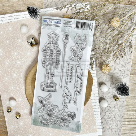 CLEAR STAMP SET - NUTCRACKER - REV120 - CHOU &amp; FLOWERS