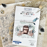 SET TIMBRI CLEAR - COURRIER DU COEU - REV126 - CHOU & FLOWERS