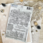 CLEAR STAMP SET - LES JOUETS - REV130 - CHOU & FLOWERS