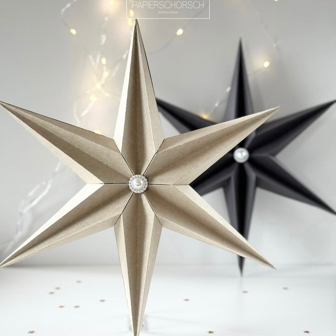 CD-Die-2330 Fustella Faltstern mit Innenstern - mittel - 39,5 cm CREATIVE DEPOT