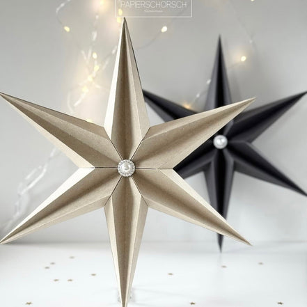 CD-Die-2330 Fustella Faltstern mit Innenstern - mittel - 39,5 cm CREATIVE DEPOT