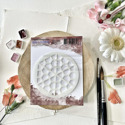 Stencil - JAPON 1 -SOL105- CHOU &amp; FLOWERS