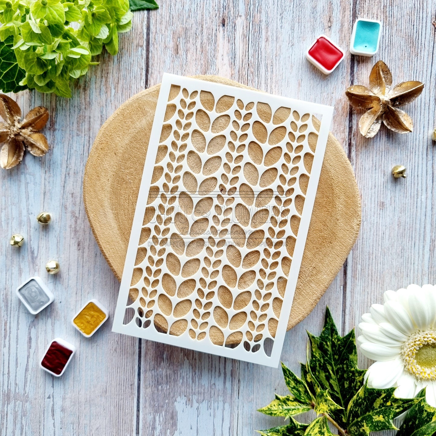 Stencil - TRICOT  - AVE125 - CHOU & FLOWERS