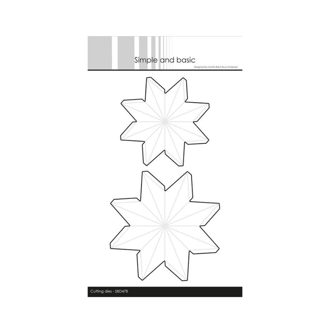 Set Fustelle "Star ornament -  Small/Medium" SBD478- Simple and Basic