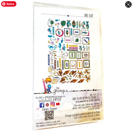 Die-cut set "MOMENTS OF COLOR" GDC 23-04 - GLIMPS