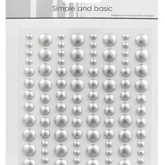 Enamel Dots 'Metallic Silver Matte'- SBA029 - SIMPLE AND BASIC