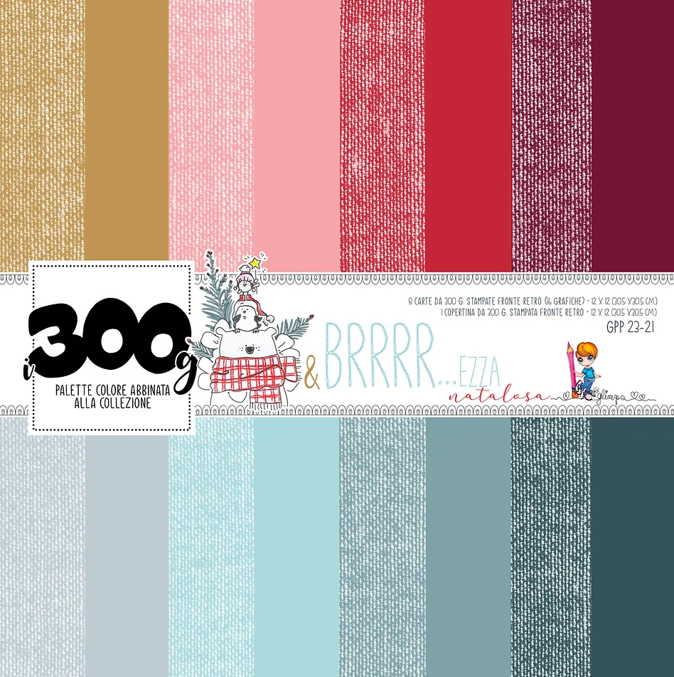 Set Carte "i300gr BRRRREZZA NATALOSA" GPP 23-21 - GLIMPS