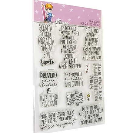 Stamp Set "MEETING" - GCS 23-135 - GLIMPS
