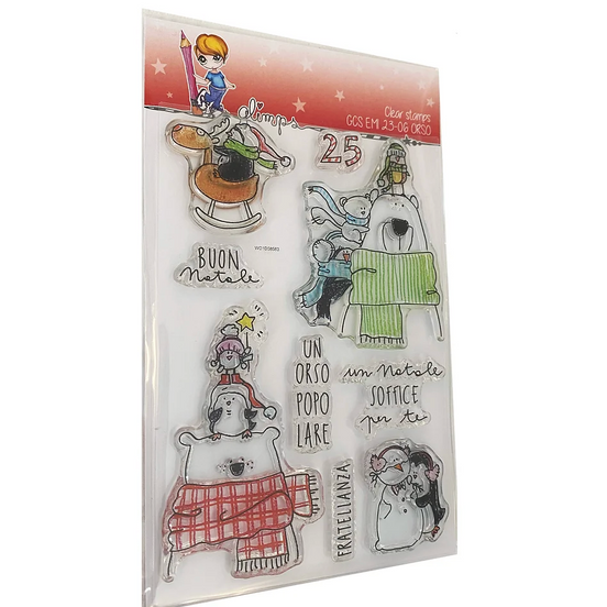 Set Timbri  "ORSO "- GCS EMI 23-06 - GLIMPS