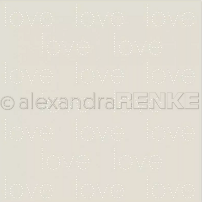 'LOVE' stencil - ST-AR-Ty0010- A.RENKE