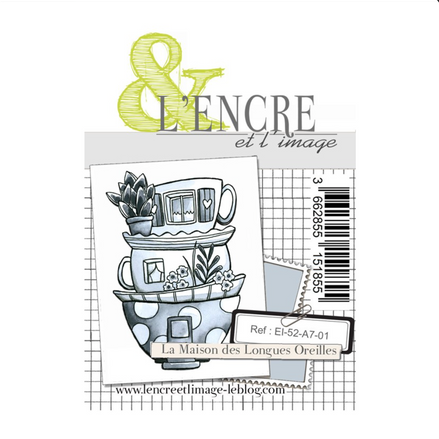 Clear stamp set - La Maison des Longues-Oreille - EI-52-A7-01 - L'Encre et l'Image