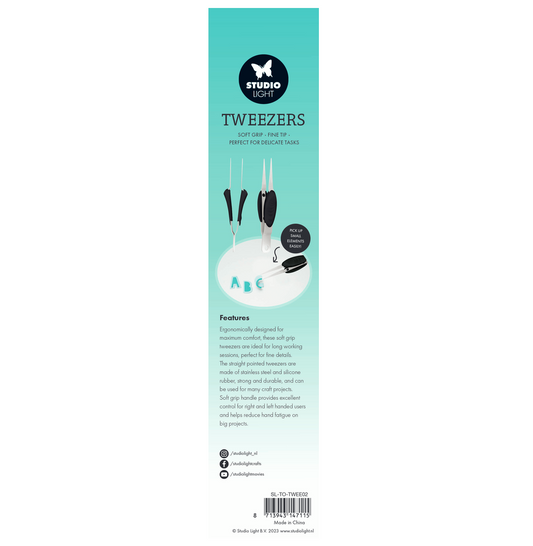 Tweezers Soft Grip  - SL-TO-TWEE02 - Studio Light
