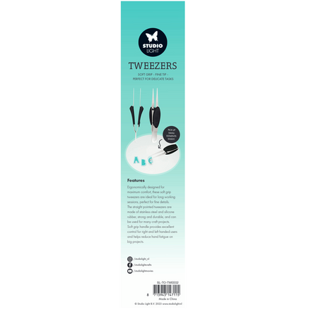 Soft Grip Tweezers - SL-TO-TWEE02 - Studio Light