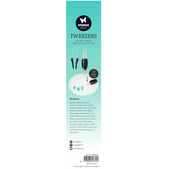 Tweezers Soft Grip  - SL-TO-TWEE02 - Studio Light