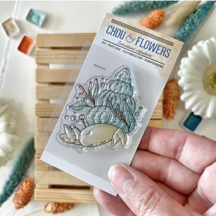 TIMBRO - MR CRABE -BRE113- CHOU & FLOWERS