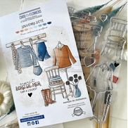 SET TIMBRI - MON VESTIAIRE PREFERE - BRE127- CHOU & FLOWERS