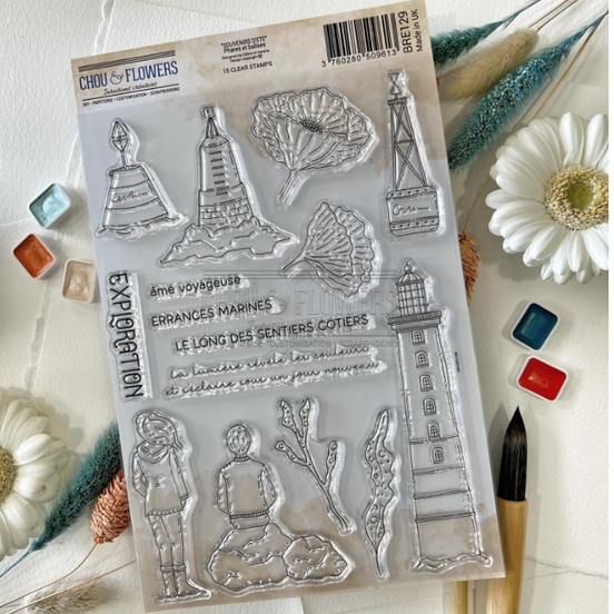 STAMP SET - PHARES ET BALISES - BRE129- CHOU &amp; FLOWERS