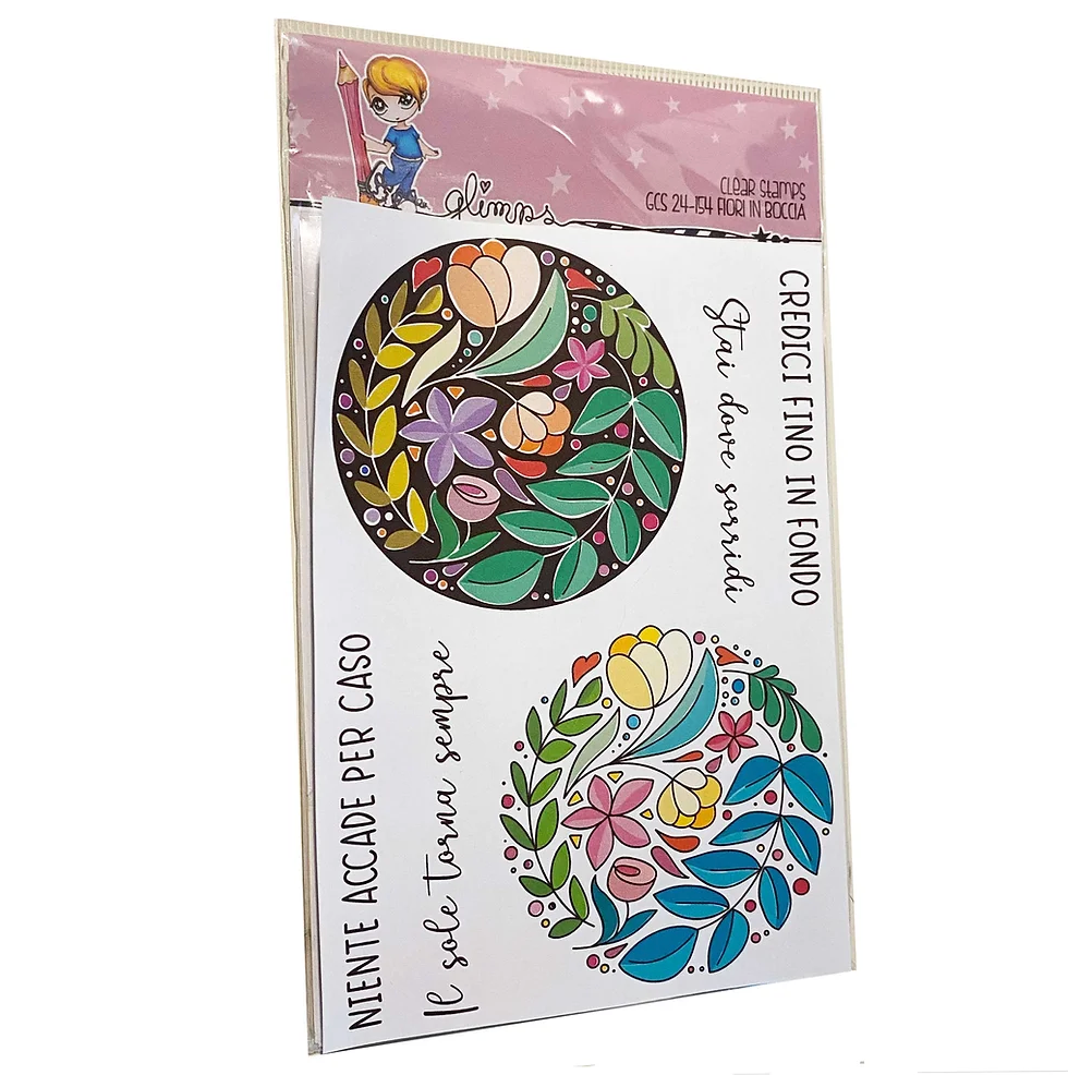 Stamp Set - FLOWERS IN BOUQUET - GCS 24-154 GLIMPS