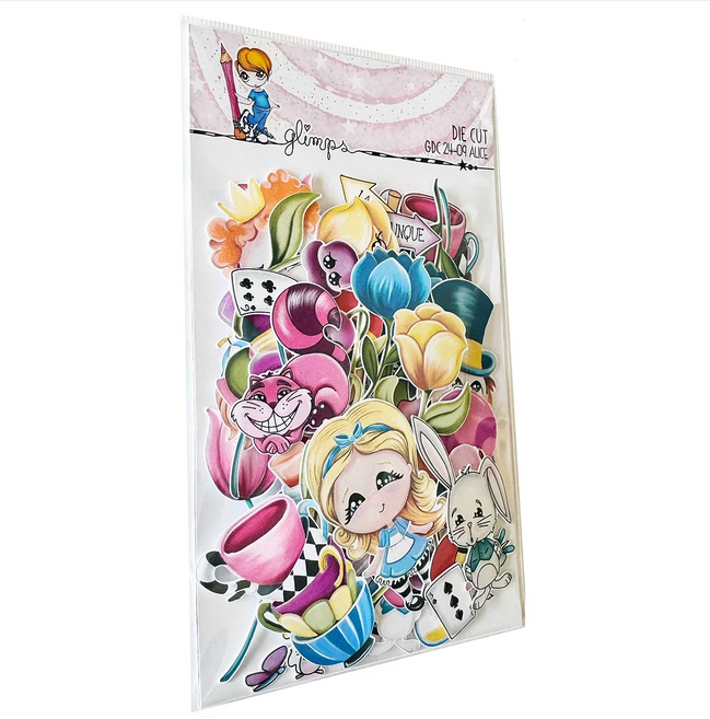 Set die cut  " ALICE " GDC 24-09 - GLIMPS