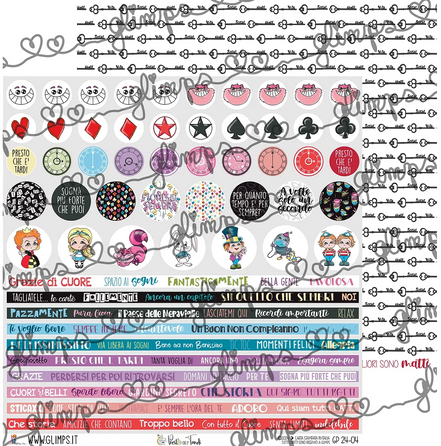 Carta RITAGLIABILI  "PRESTO CHE E' TARDI "  GP 24-04 - GLIMPS