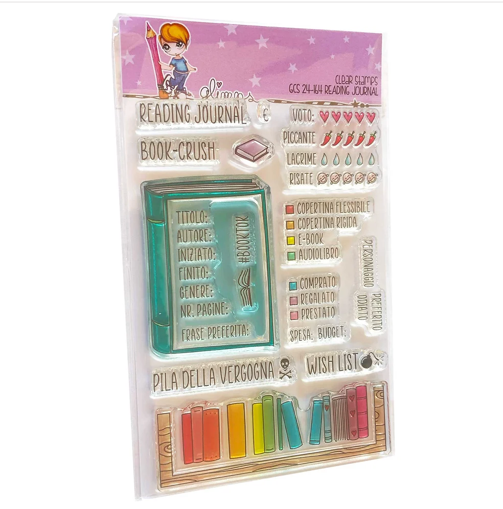 Set Timbri " READING JOURNAL"- GCS 24-164 - GLIMPS