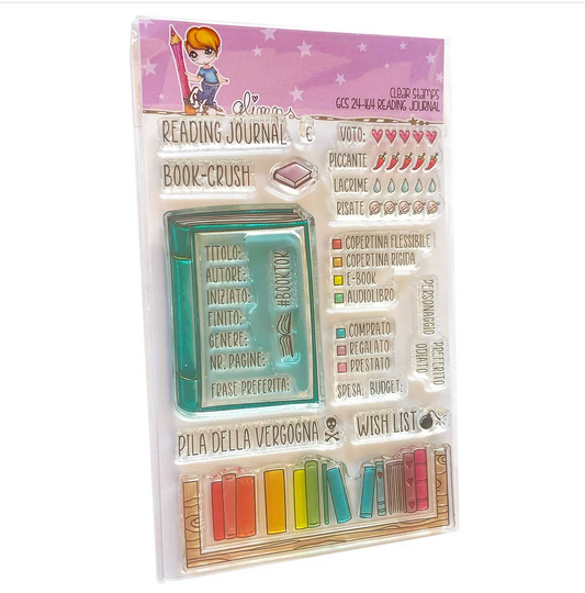 Set Timbri " READING JOURNAL"- GCS 24-164 - GLIMPS