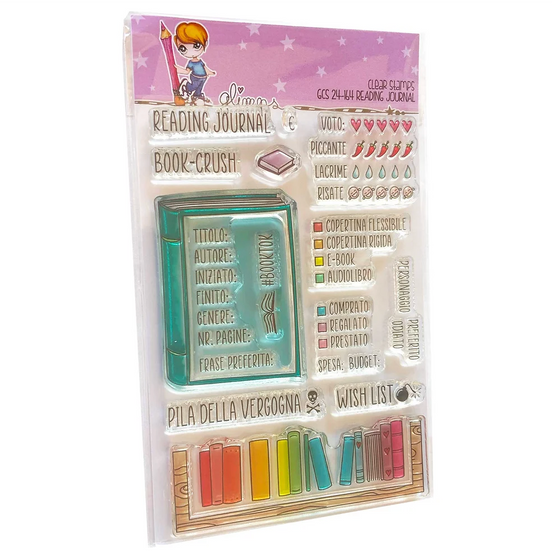 Set Timbri " READING JOURNAL"- GCS 24-164 - GLIMPS