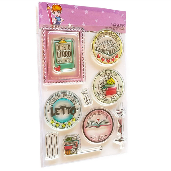 Set Timbri " EX LIBRIS"- GCS 24-167 - GLIMPS