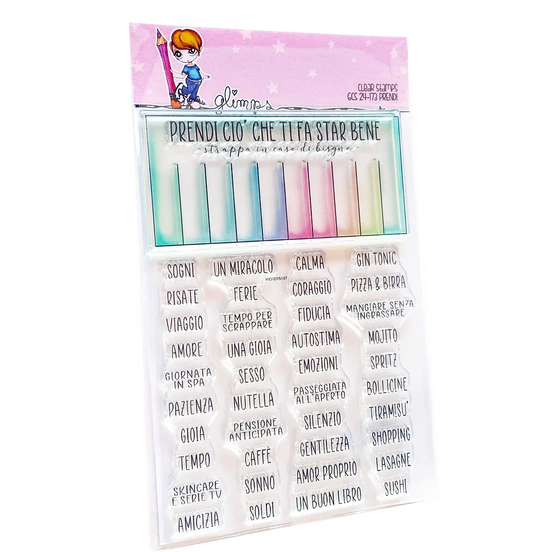 Set Timbri " PRENDI"- GCS 24-173 - GLIMPS