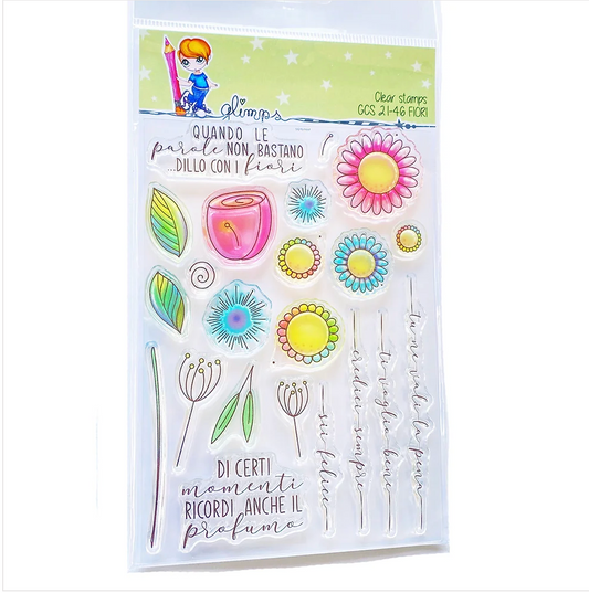 Set Timbri " FIORI "- GCS 21-46 - GLIMPS