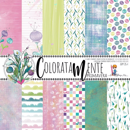 Set Carte "ColorataMente Primavera "  GPP 25-01 - GLIMPS
