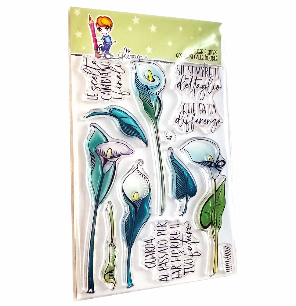 Set Timbri " CALLE DOODLE "- GCS 25-191 - GLIMPS