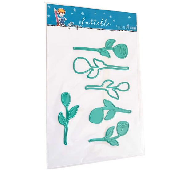 Set fustelle "ROSE DOODLE"- GF 25-37 - GLIMPS