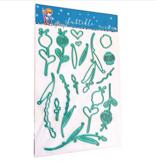Set fustelle "FIORI DOODLE"- GF 25-36 - GLIMPS