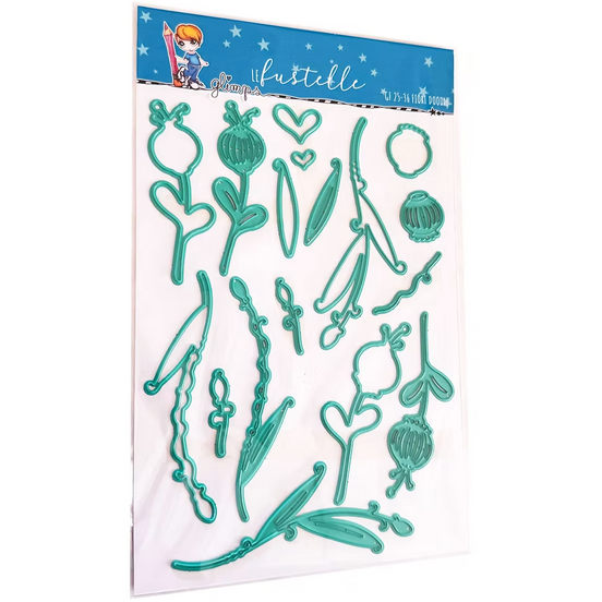 Set fustelle "FIORI DOODLE"- GF 25-36 - GLIMPS