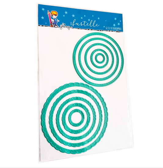 Set fustelle "SCALLOPPOSI"- GF 25-31 - GLIMPS