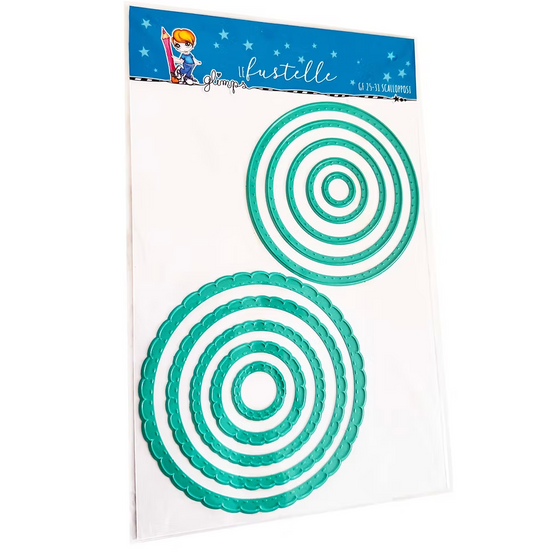 Set fustelle "SCALLOPPOSI"- GF 25-31 - GLIMPS