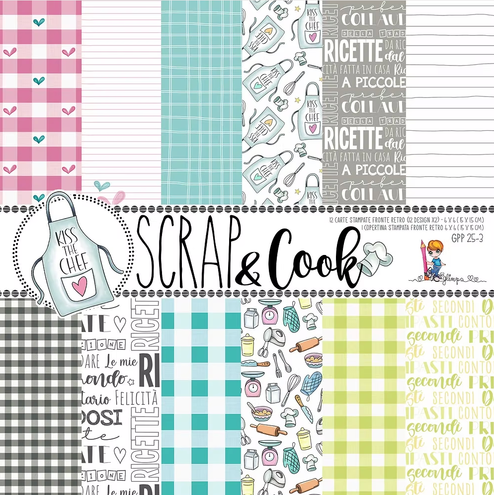 Set Carte "Scrap & COOK"  GPP 25-03 - GLIMPS