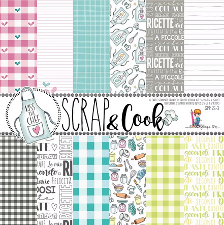 Set Carte "Scrap & COOK"  GPP 25-03 - GLIMPS