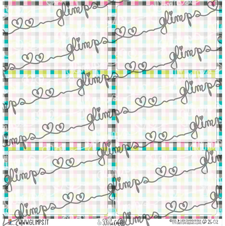 Carta ritagliabili  "SCRAP & COOK"  GP 25-02 - GLIMPS