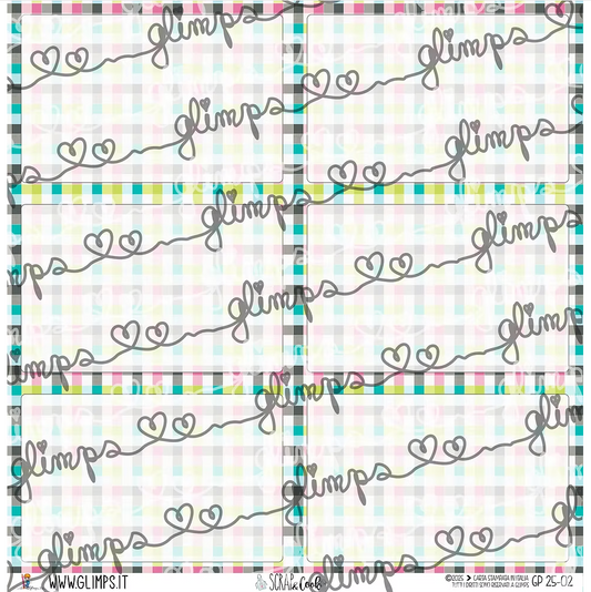 Carta ritagliabili  "SCRAP & COOK"  GP 25-02 - GLIMPS