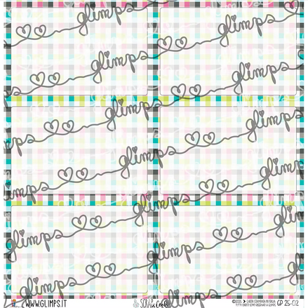 "SCRAP &amp; COOK" GP 25-02 Cut-Out Paper - GLIMPS