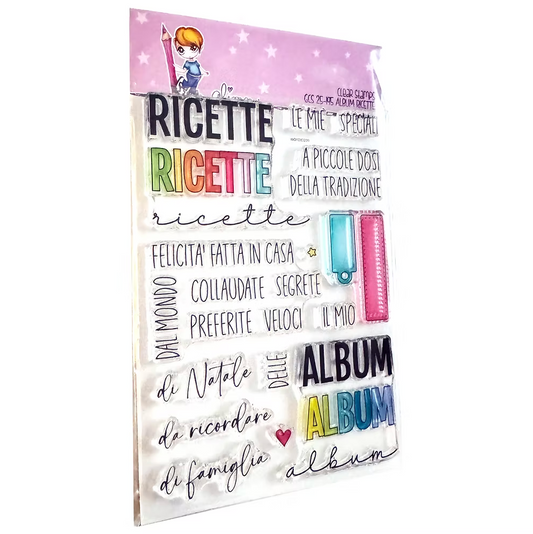Set Timbri " ALBUM RICETTE "- GCS 25-195 - GLIMPS